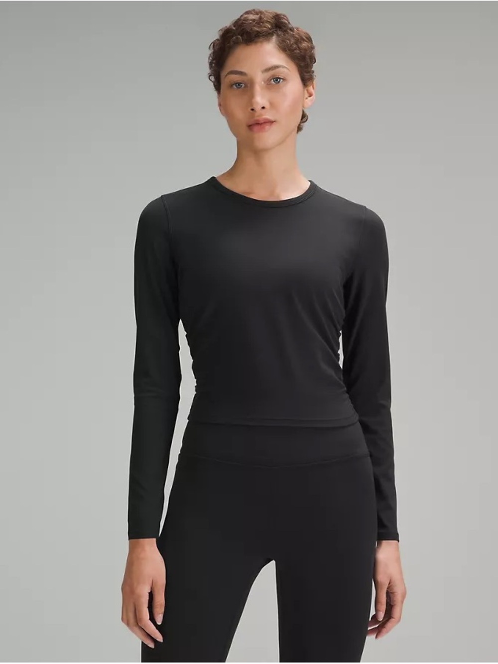Black Lululemon all it takes long sleeve shirt nulu